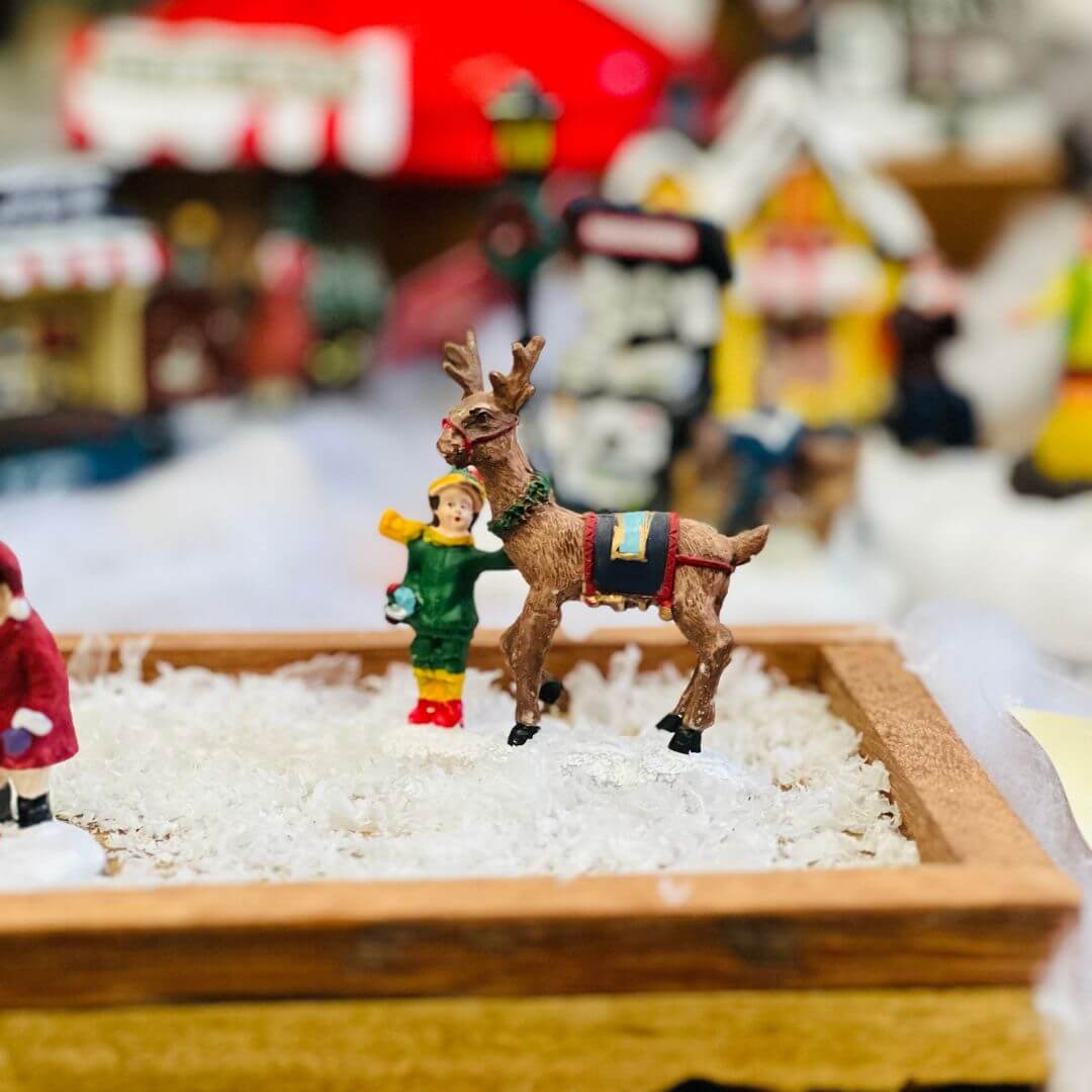 Figuras Natal com cinco peças - 8x4cm
