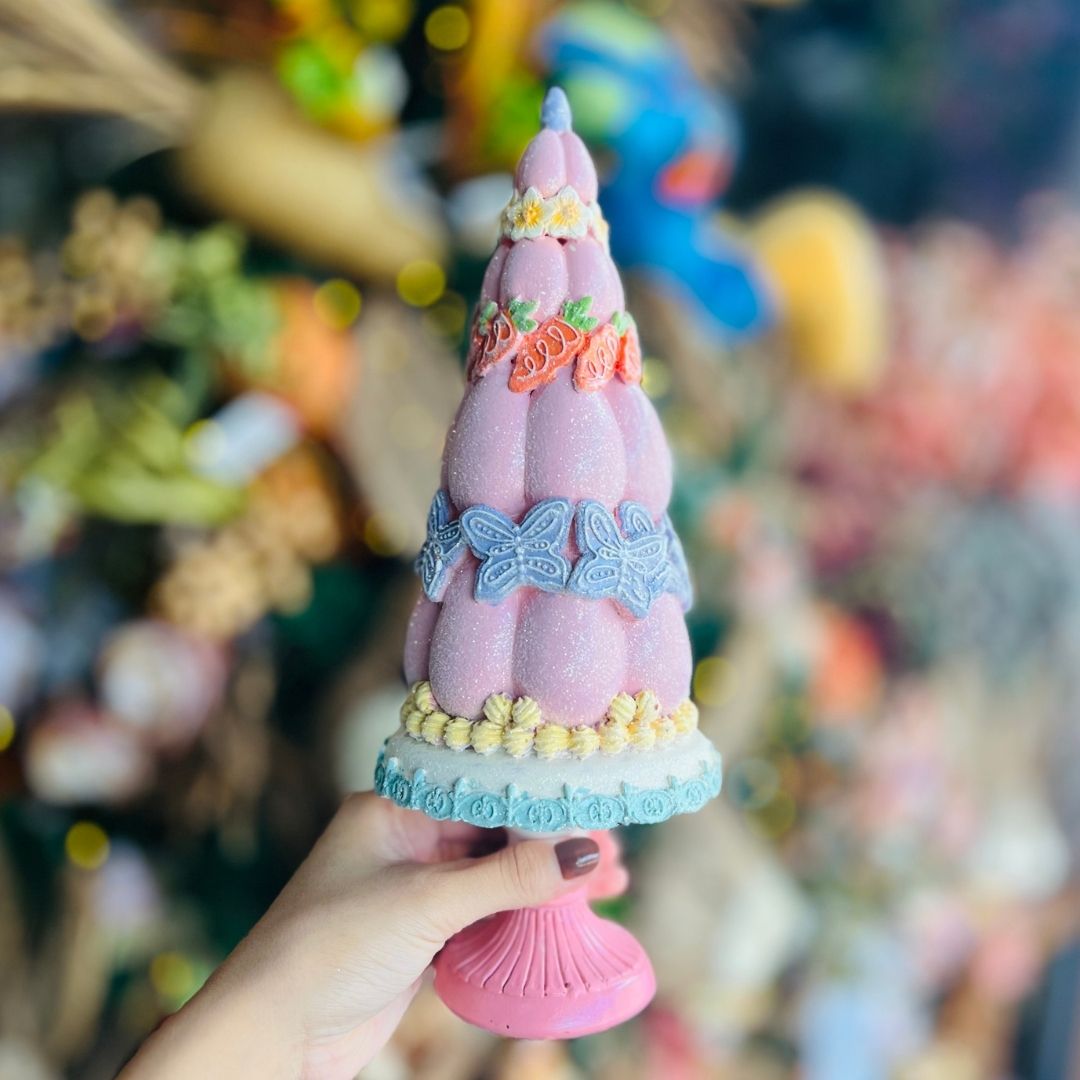 Árvore Decorativa Com Doces - 30cm Resina