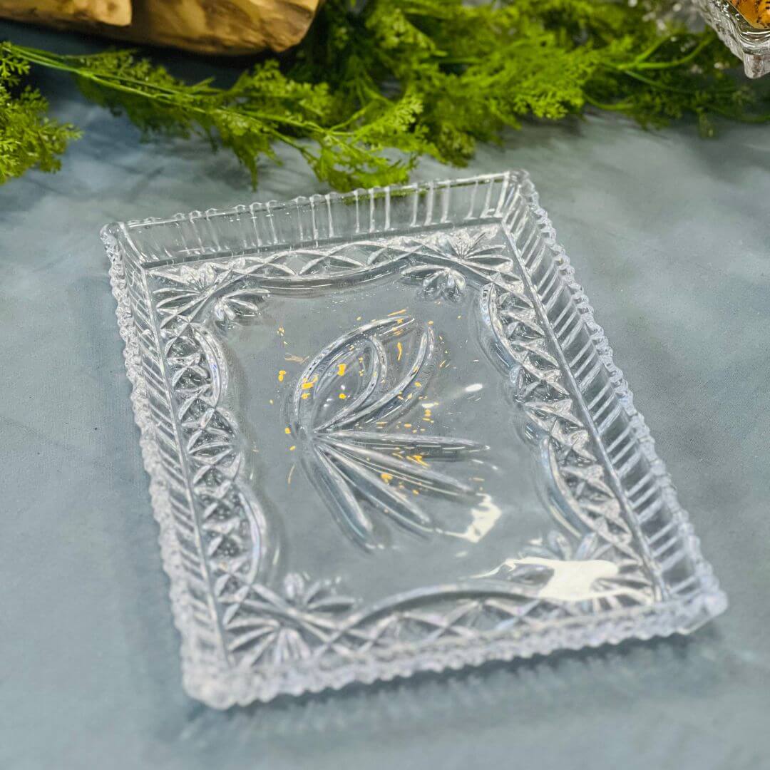 Travessa de Cristal Janine - 29,5x19,5cm