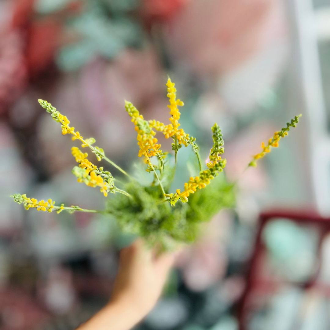 Lavanda Amarela Ramalhete - 43cm