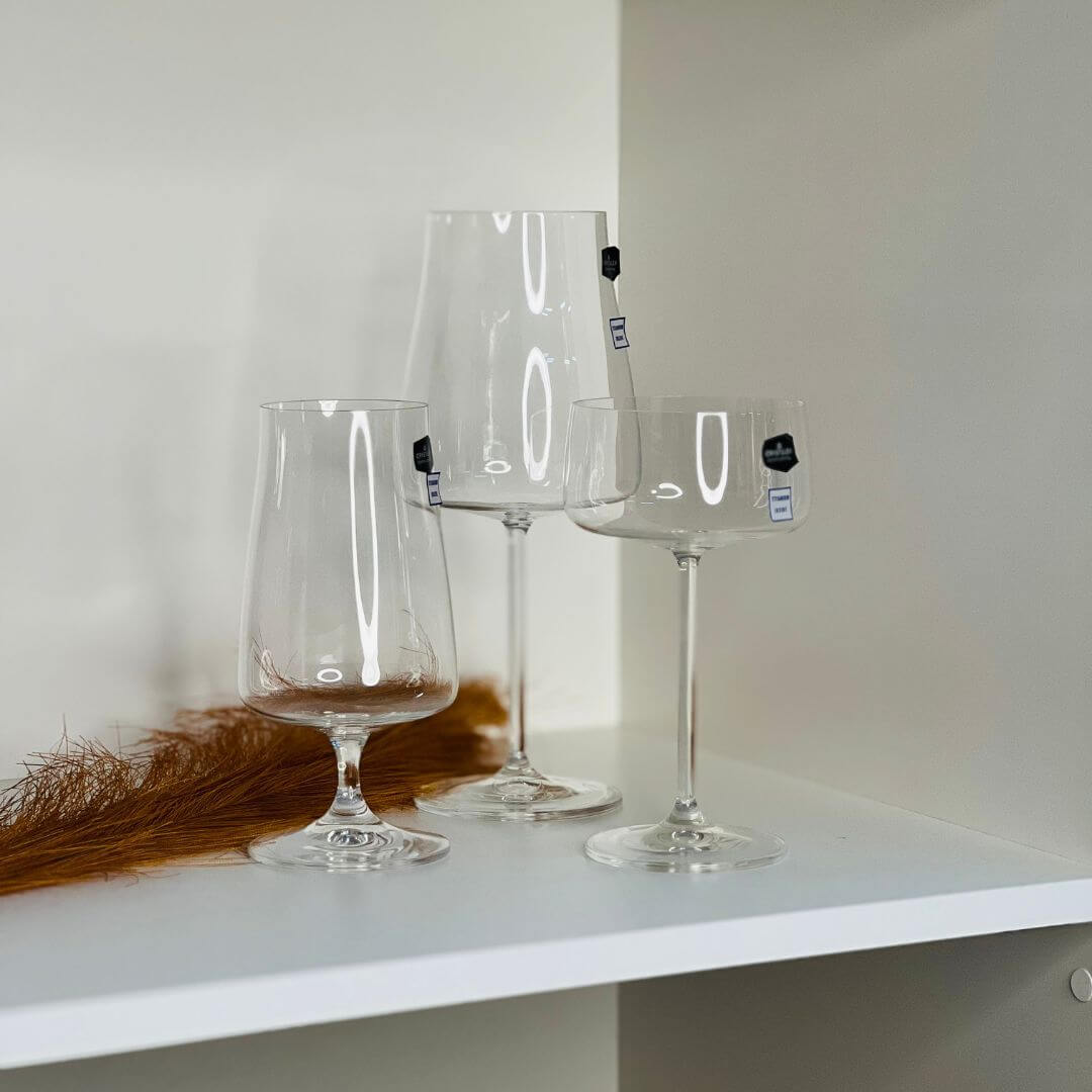 Conjunto Seis Taças de Vinho de Cristal Ecologico - 600ml