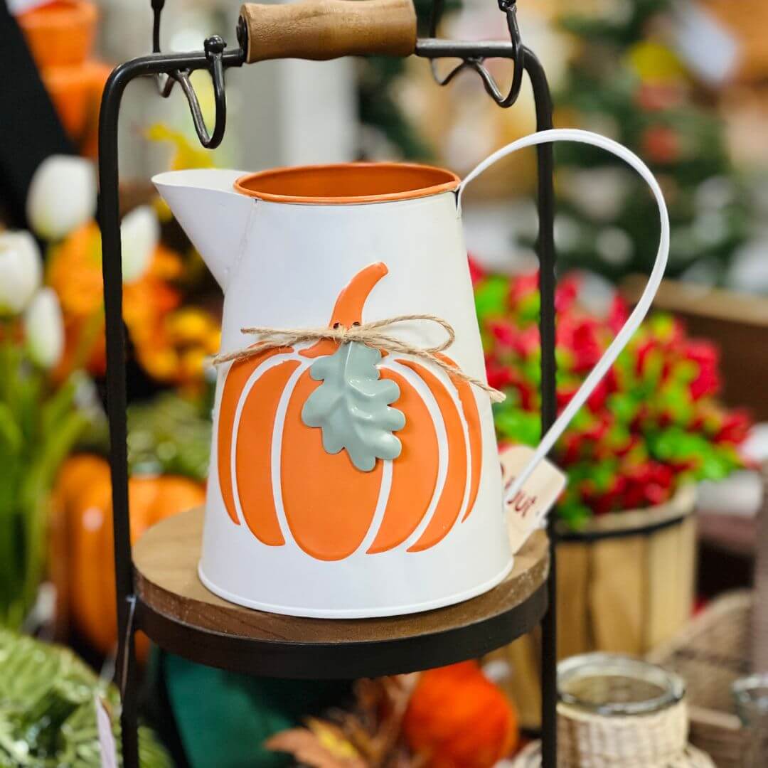 Jarro Decorativo Thanksgiving em Metal – 19cm