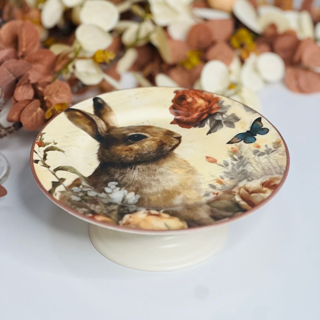 Boleira Pequena Coelha Acacia - 20cm