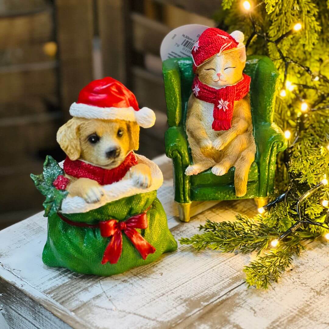 Cachorro Labrador com Presente | 15,2 cm