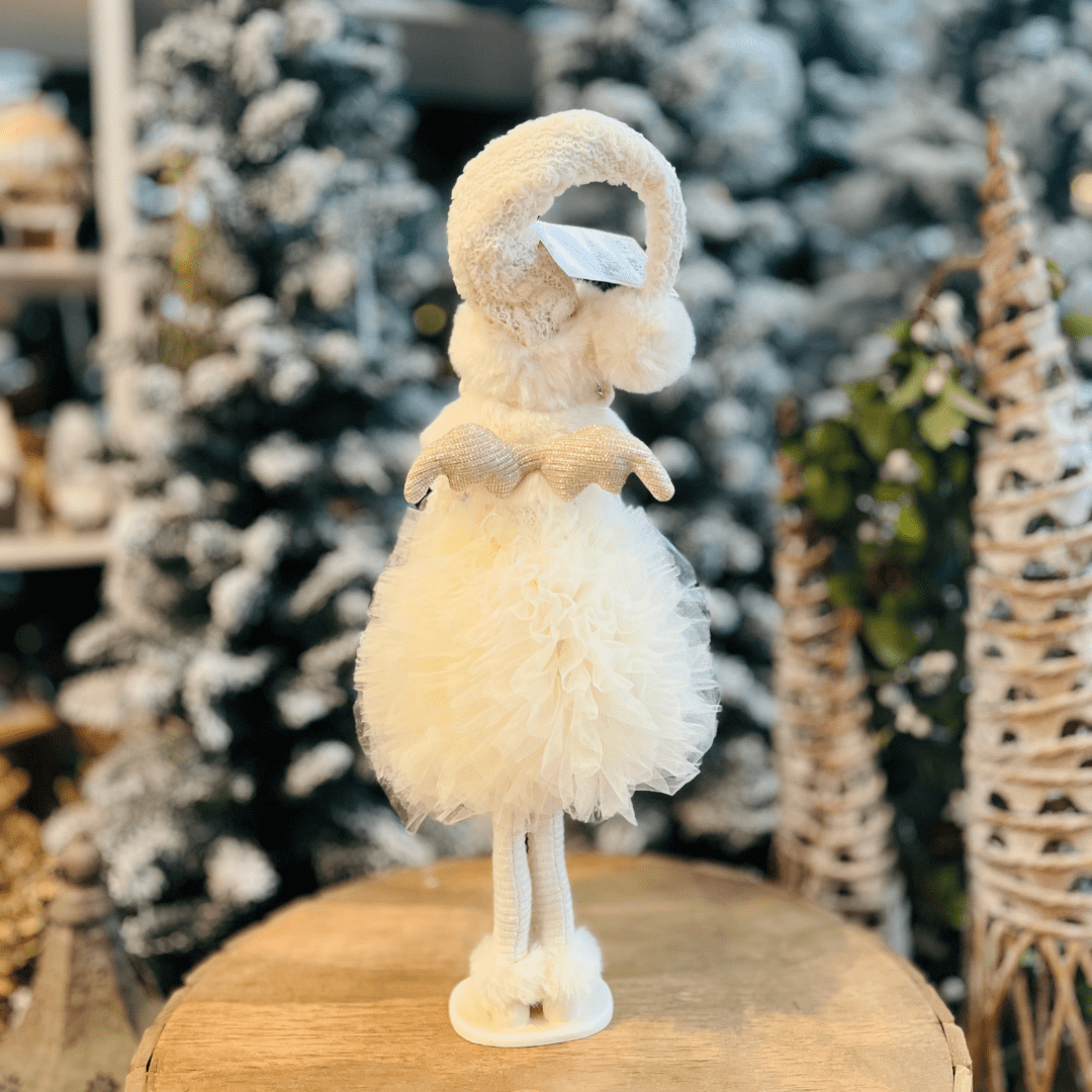 Fada Natalina Em Pé Segurando Estrela 50cm