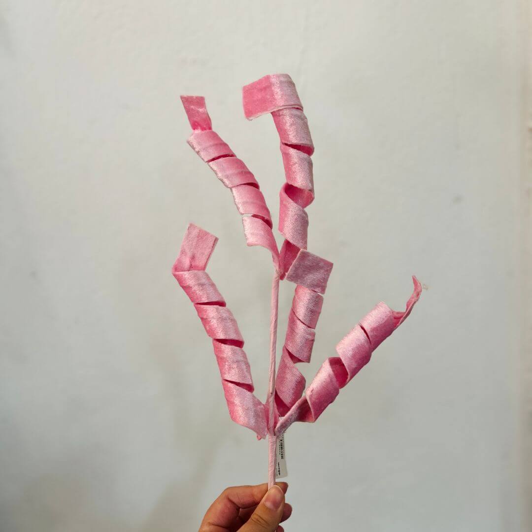 alho Espiral Rosa Claro – 48cm