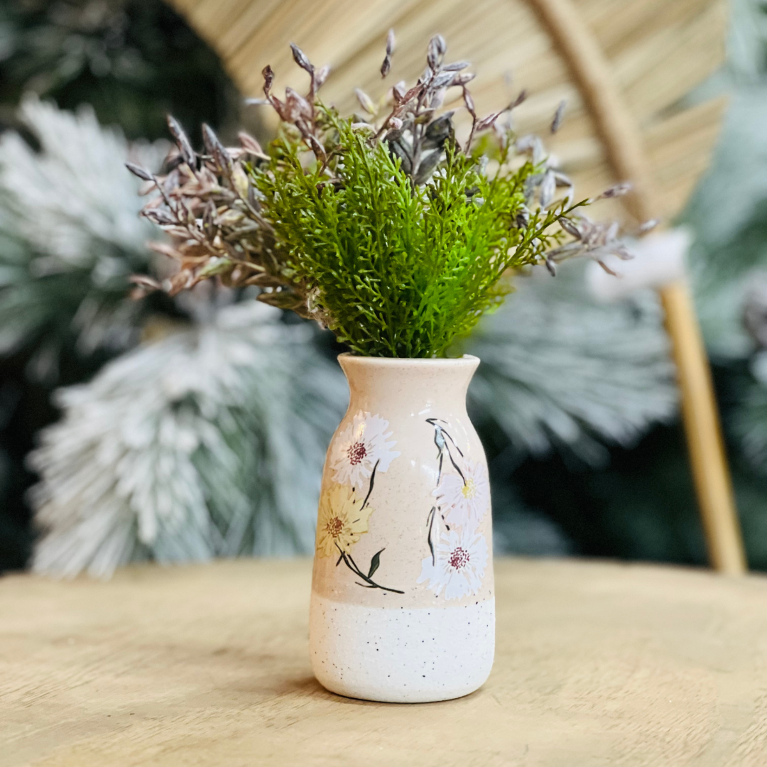 Vaso Cerâmica Jardim - 6,5cmx12