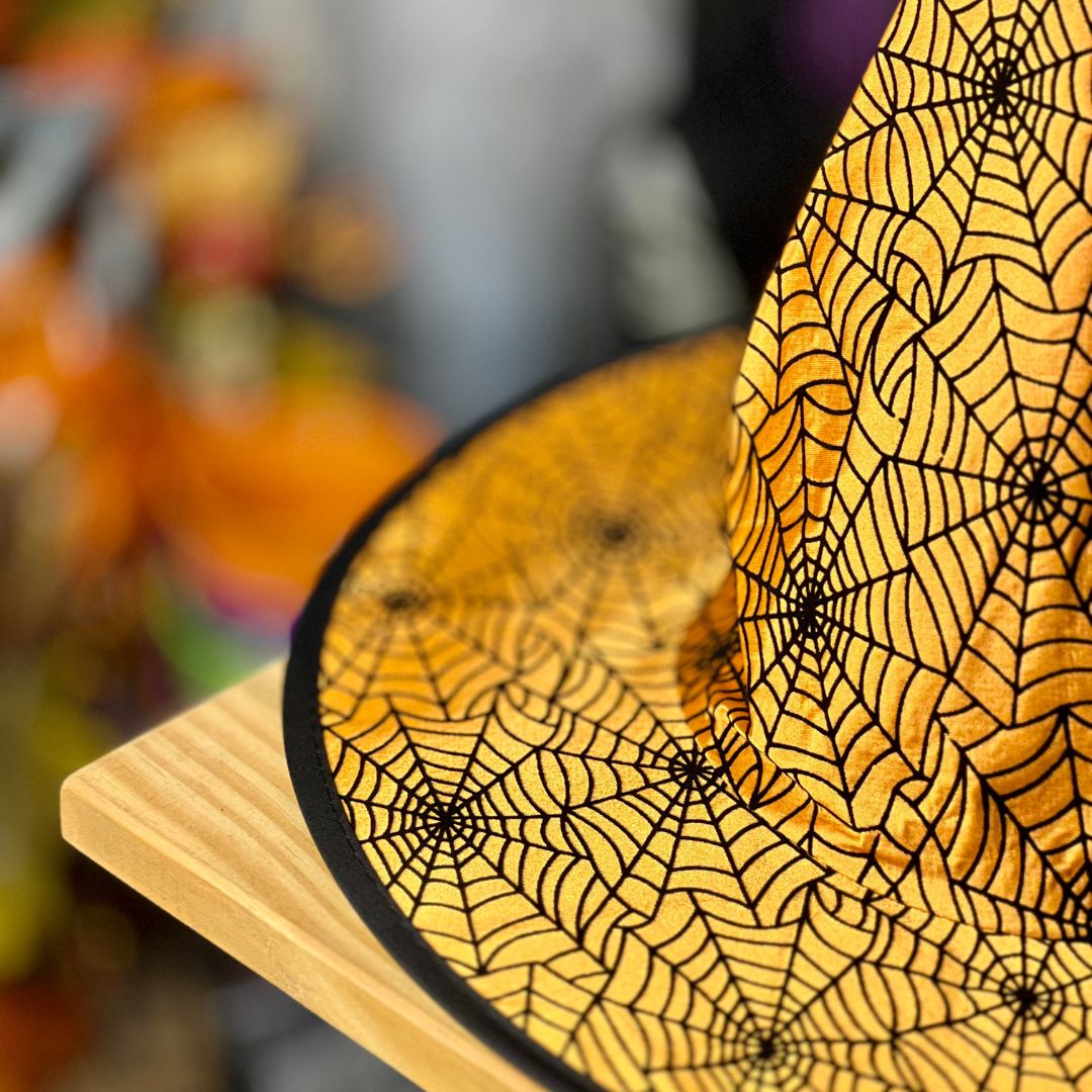 Chapéu da Bruxa Laranja - Halloween
