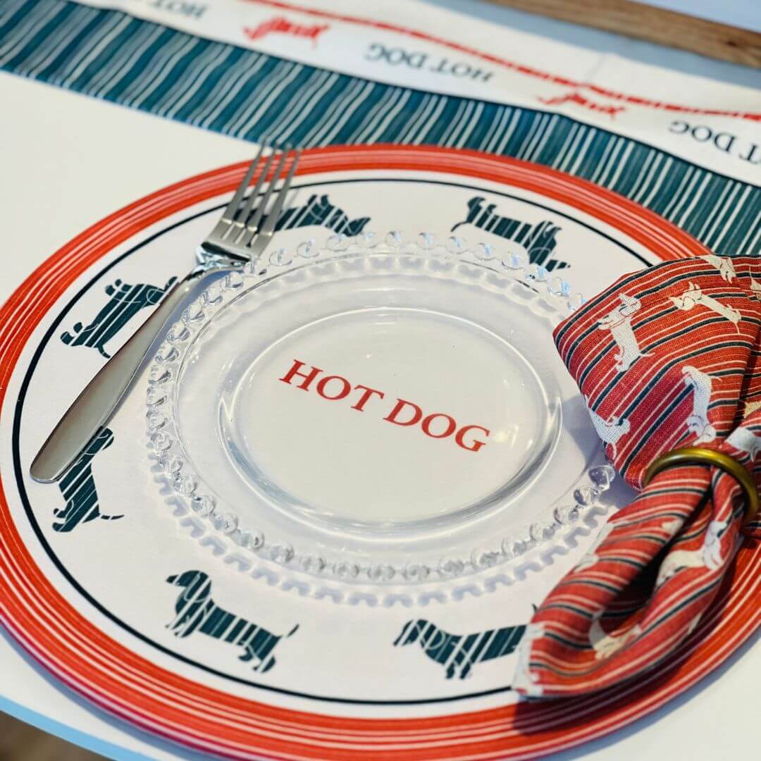 Capa para Sousplat Hot Dog - 35cmx35
