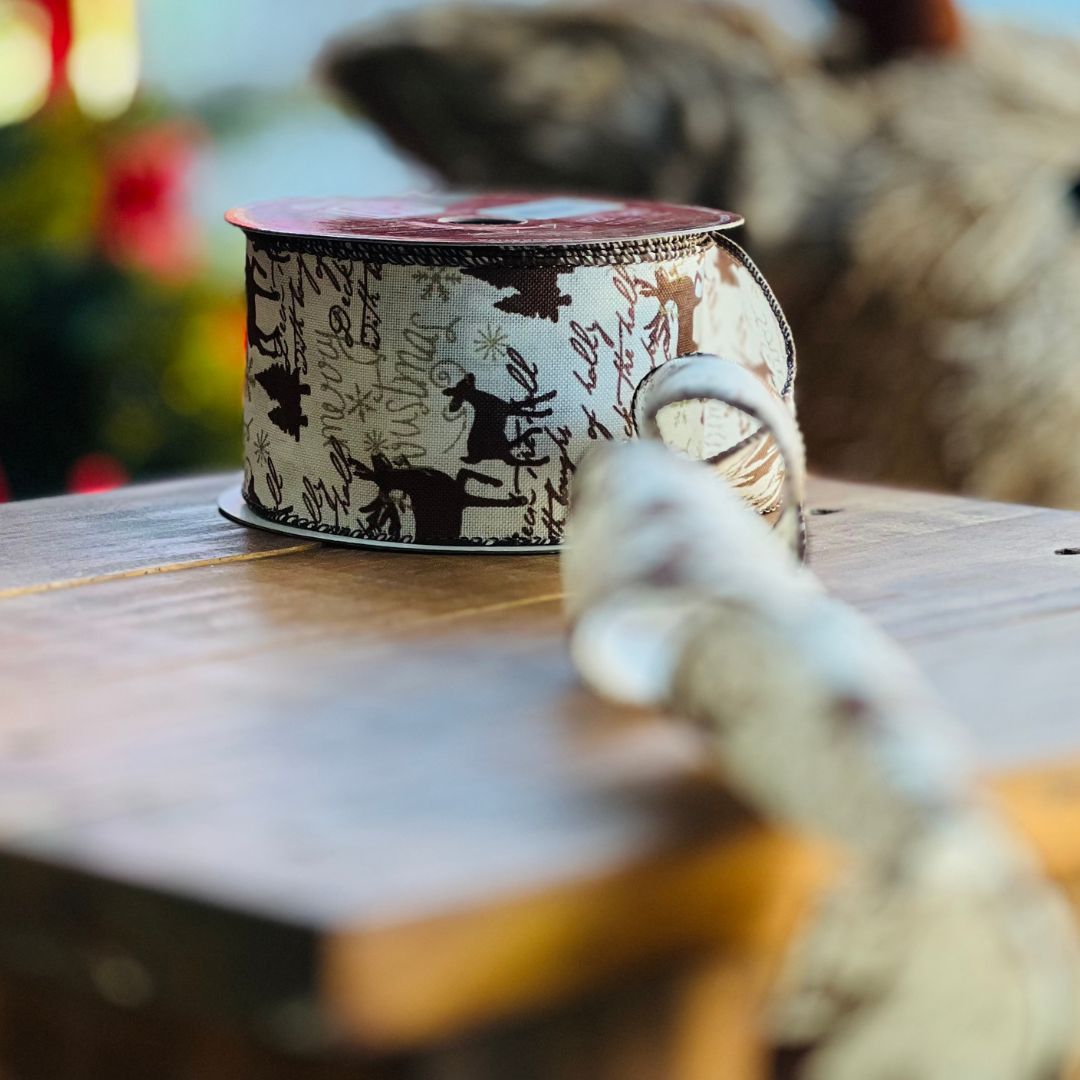 Fita Decorativa Merry Christmas - 6,3cmx9,14m