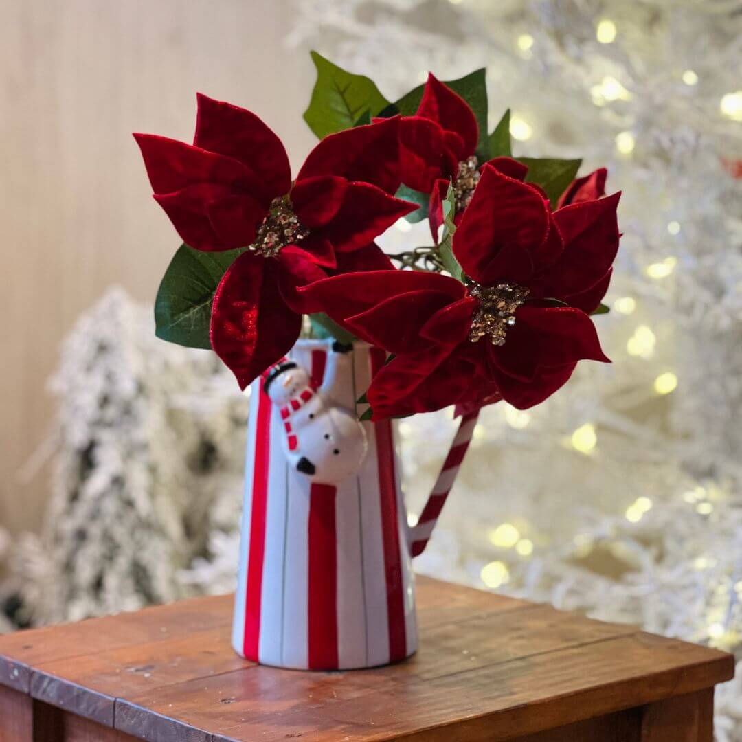 Buquê Bico de Papagaio Vermelho Aveludado 5 Hastes – 50cm