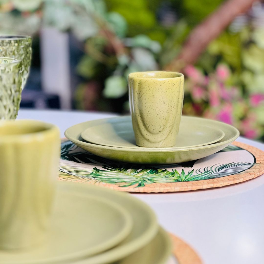 Caneca Slim Organic Olive - 10cm