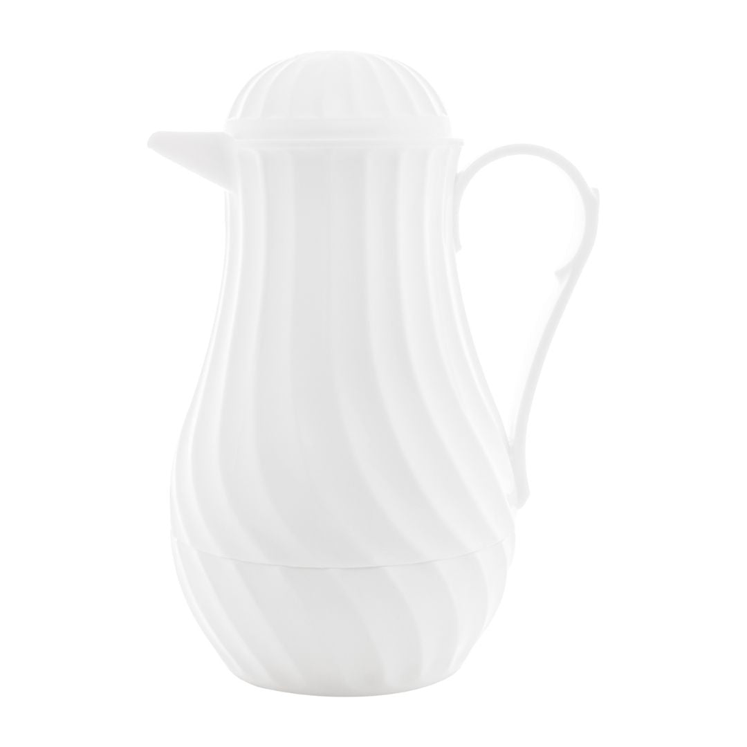 Garrafa Termica de Plástico Twist Branca - 1L