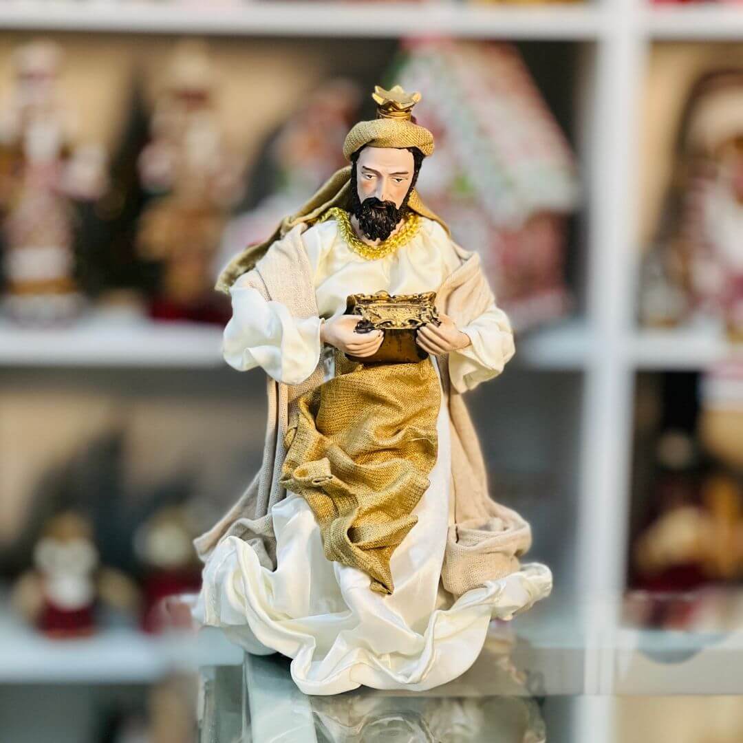 Presépio Plus Linho Dourado - 6 Peças