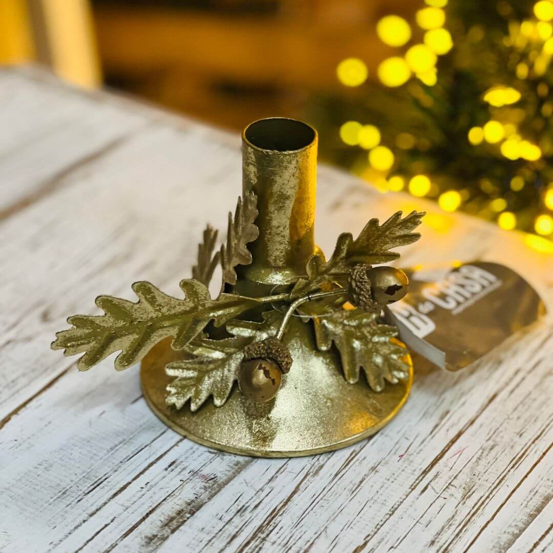 Castiçal Dourado – 11cm