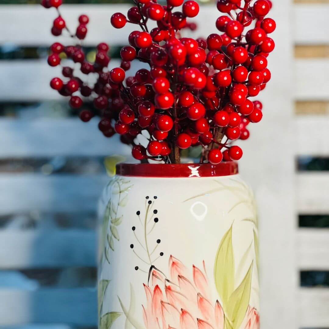 Vaso Protea - 16x20,5cm