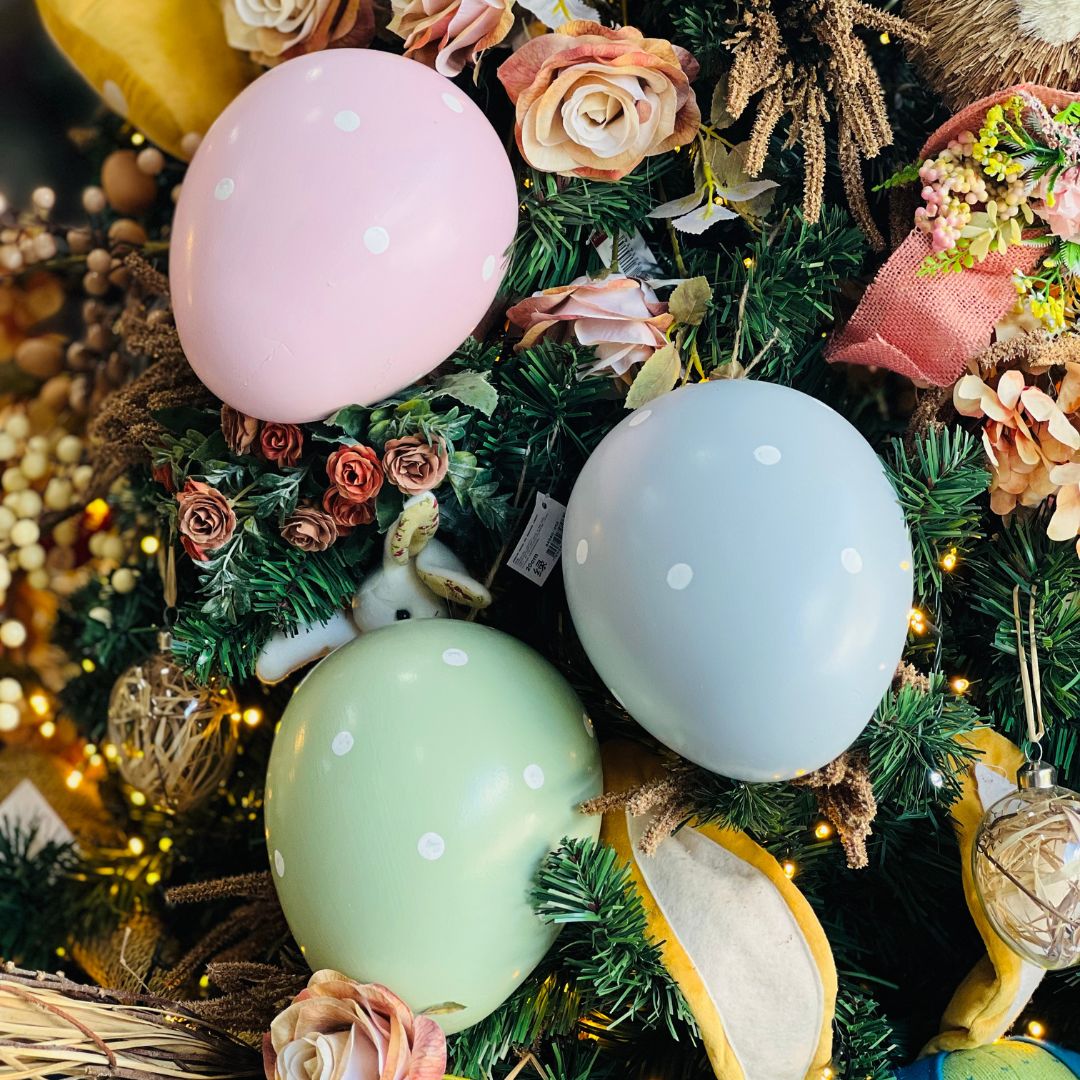 Ovo de Páscoa Para Pendurar - 20cm Verde