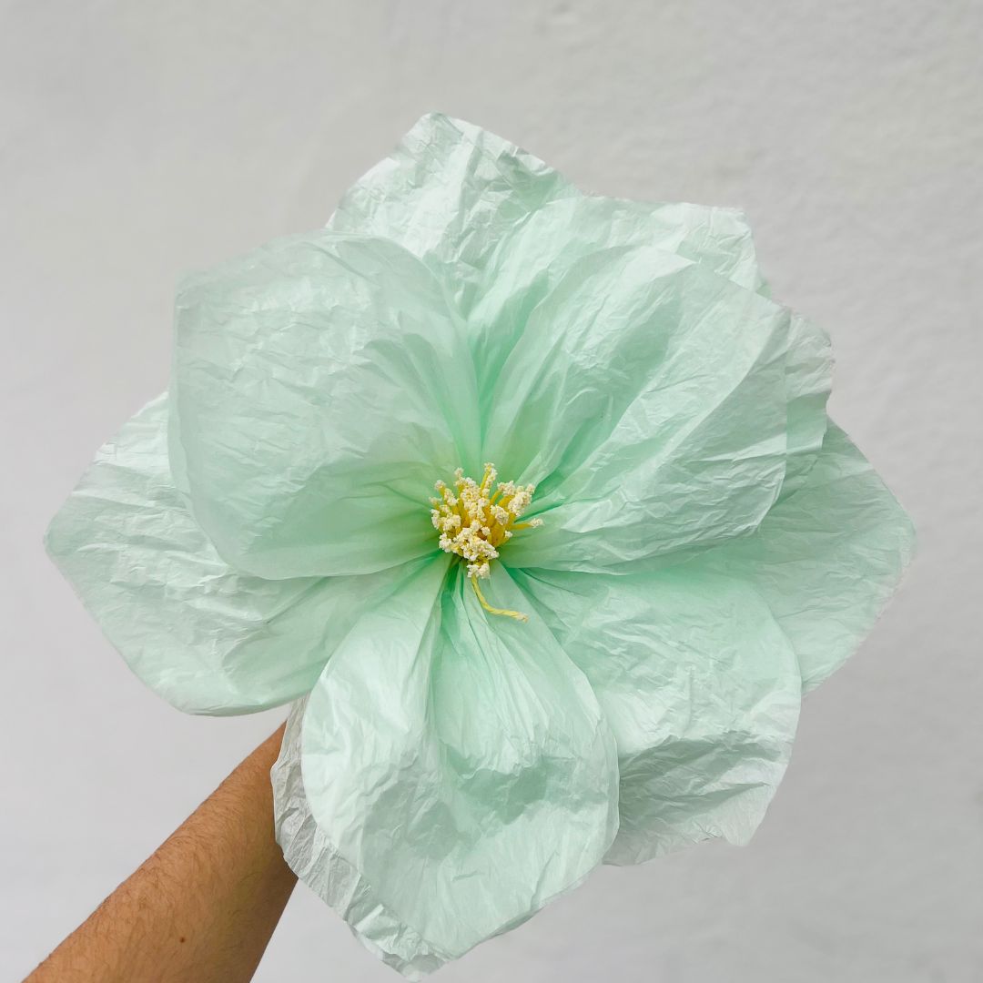 Flor Decorativa Verde – 30cm
