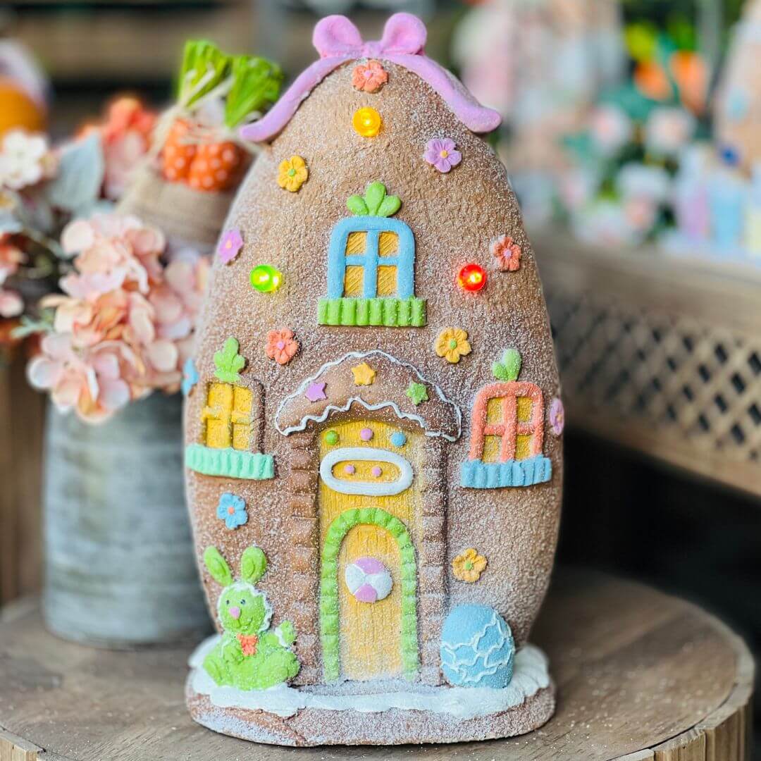 Casinha Decorativa Com Led - 40x16,5x22cm