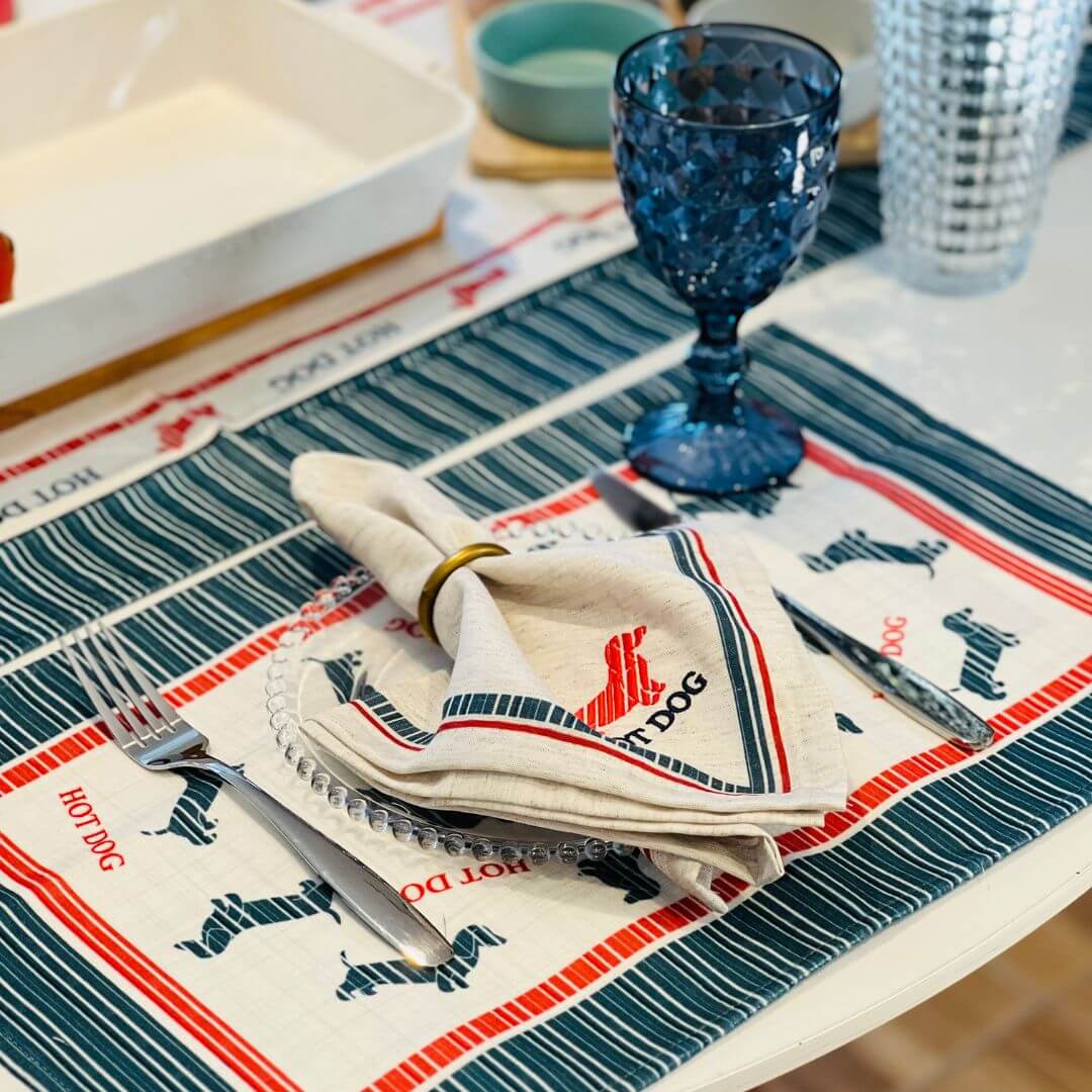 Jogo Americano Hot Dog - 48cmx30,5