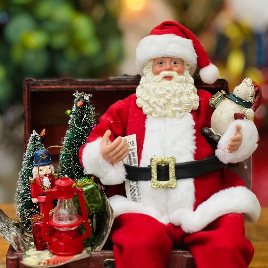 Papai Noel no Bau - 20cm