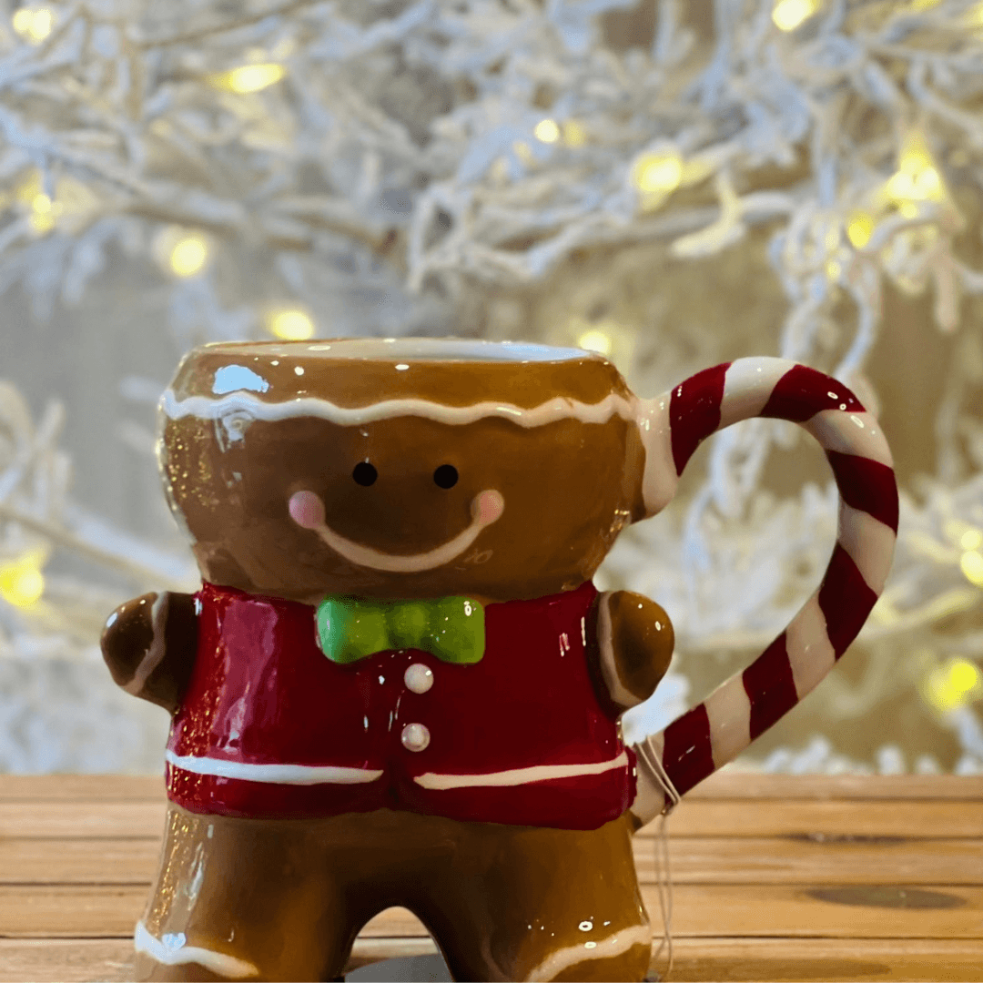 Caneca Natalina Ginger Menino - 11,79cm