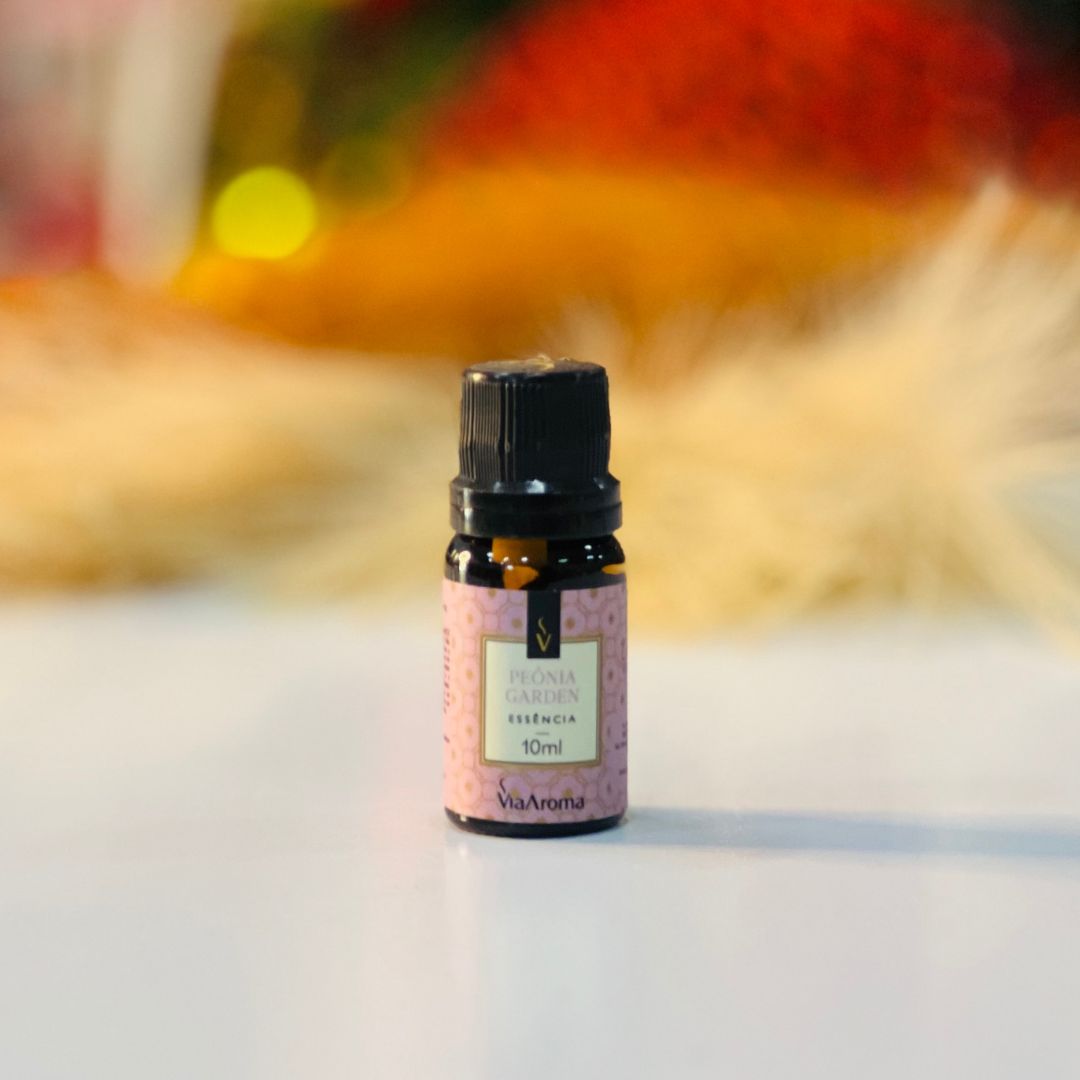 Essência Via Aroma Clássica Peônia Garden - 10ml