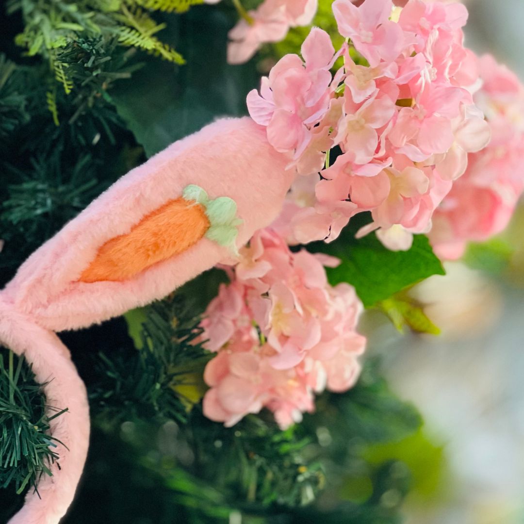 Tiara de Orelhas Páscoa - 28x20x2cm