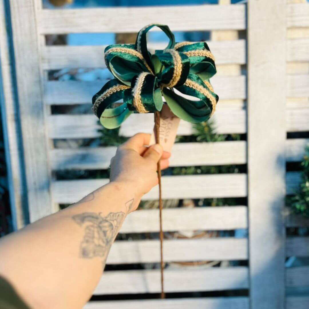 Poinsetia Verde x 12 - Alt 45 x Diam 18 Cm