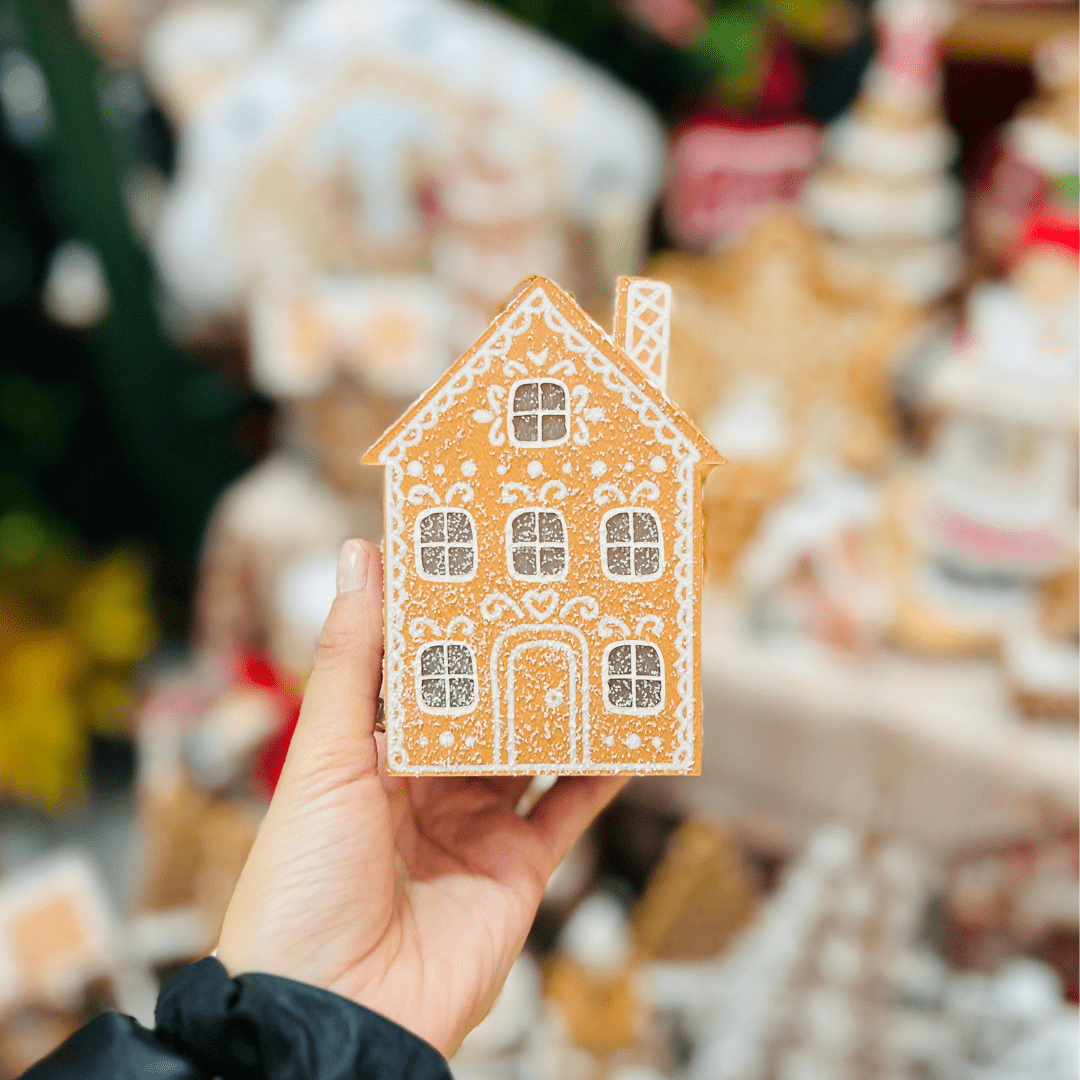 Enfeite para Pendurar Casa Gingerbread 12cm