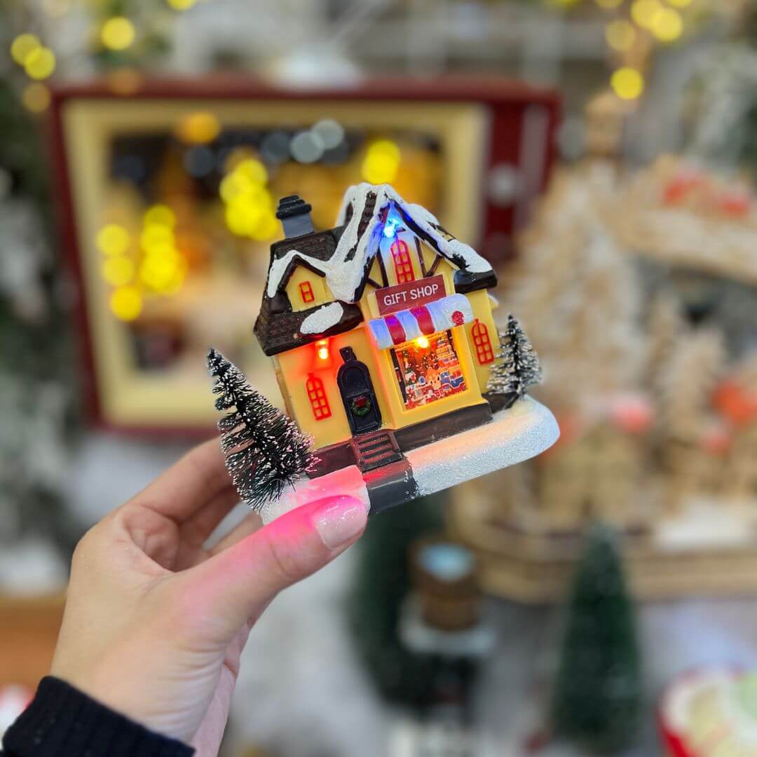 Chalé Polir Natal - 10x7x11cm