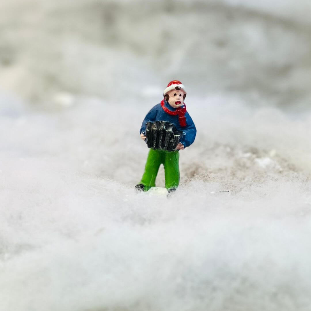 Conjunto 5 Figuras Banda de Natal 6cm