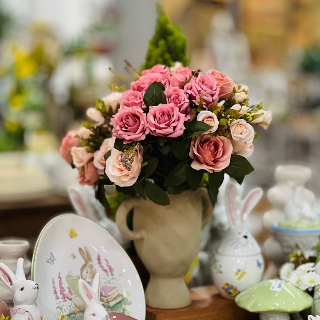 Buque Rosa Envelhecida - 40cm