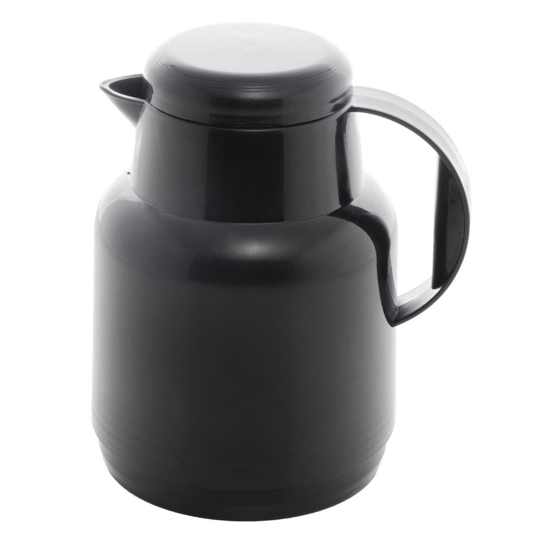 Garrafa Térmica de Plástico Basic Preta - 300ml