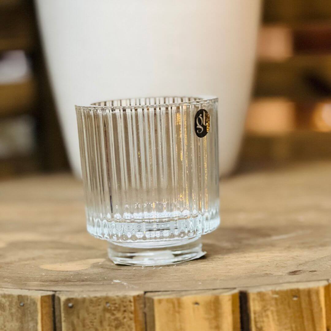 Vaso de Vidro Transparente – 9cm