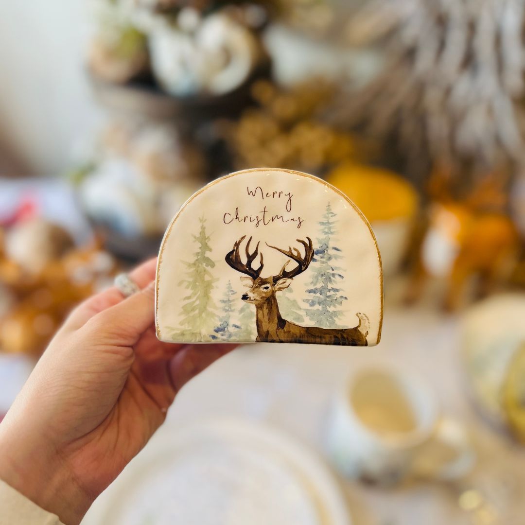 Porta Guardanapo Alce - 11cmx6x8cm