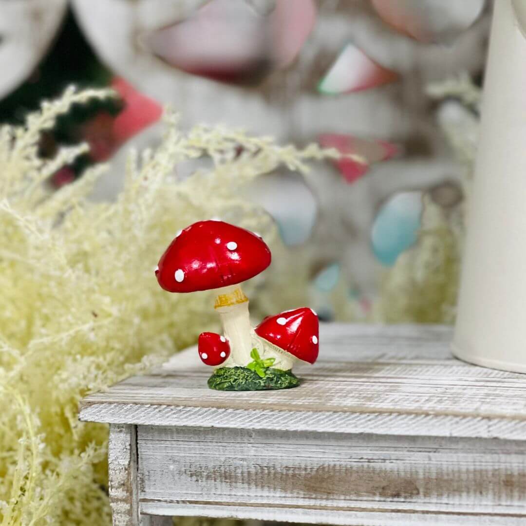 Cogumelo Decorativo em Resina – 6,1cm