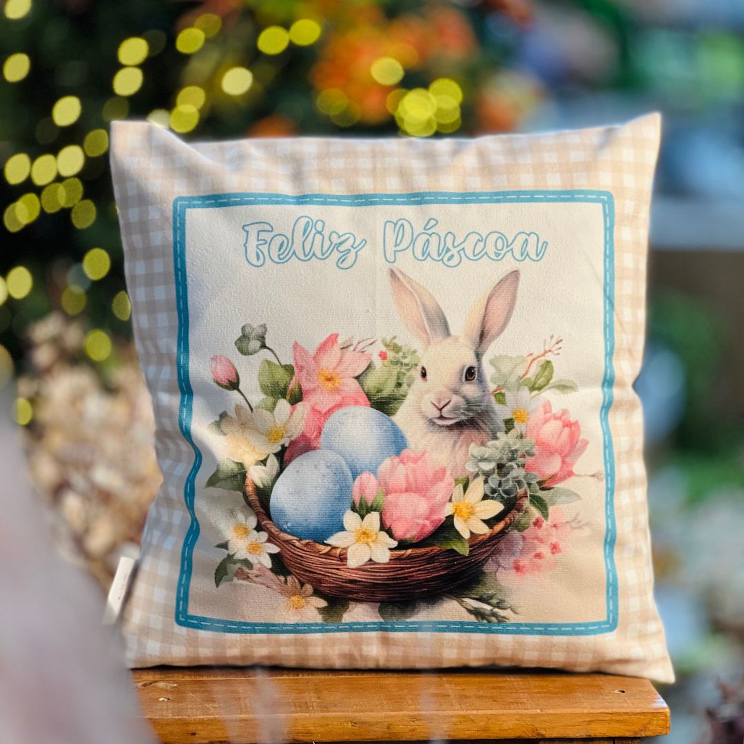 Capa de Almofada de Páscoa - 43cmx43cm (399125)