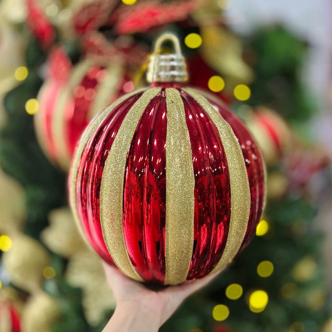 Bola Decorada Natal - 24cm