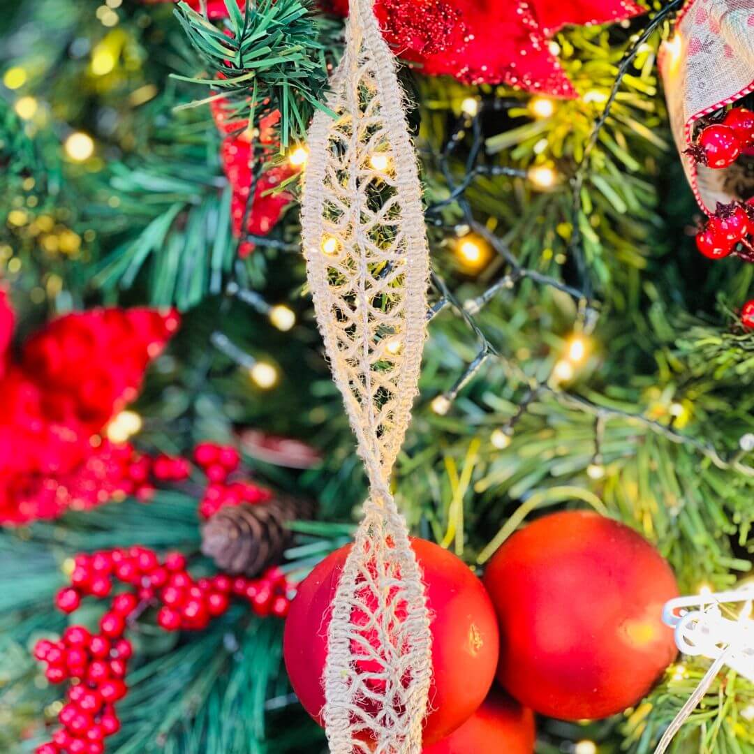 Fita Com Costura Bege - 4,5cmx9,14m