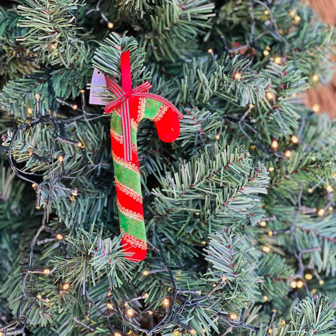 Enfeite Natal Bengala para Pendurar – 17cm