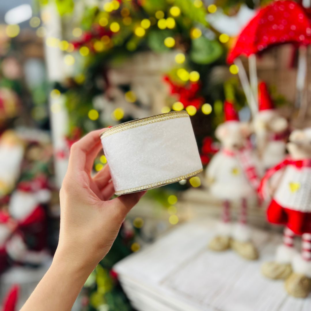 Fita Branca Lisa - 6,3cmx914m