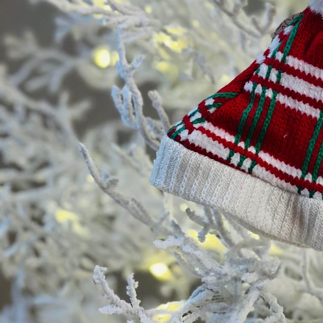 Gorro Noel Trico Pendente - 11x19cm