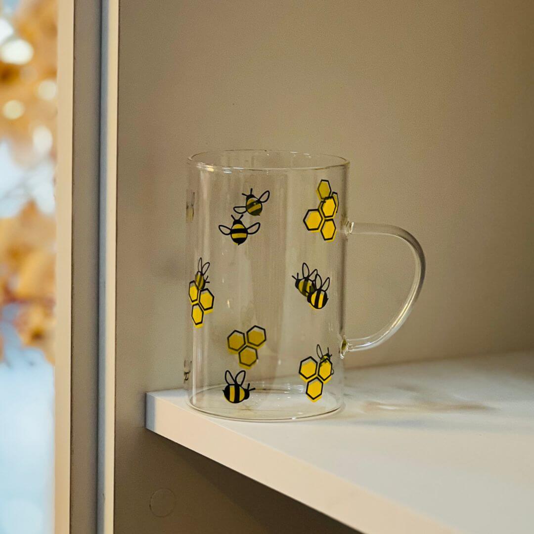 Caneca de Vidro Bee - 280ml