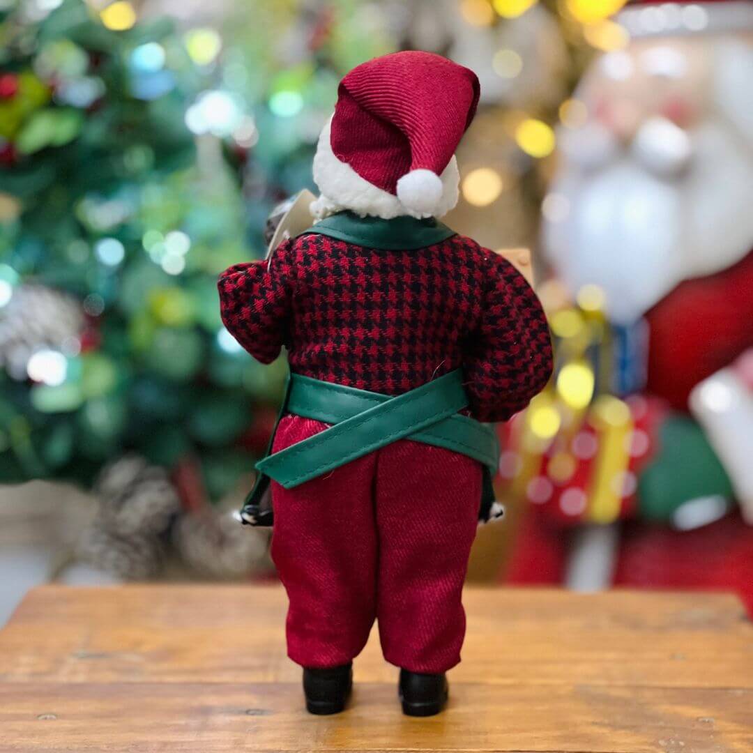 Papai Noel Fábrica de Brinquedo - 30cm