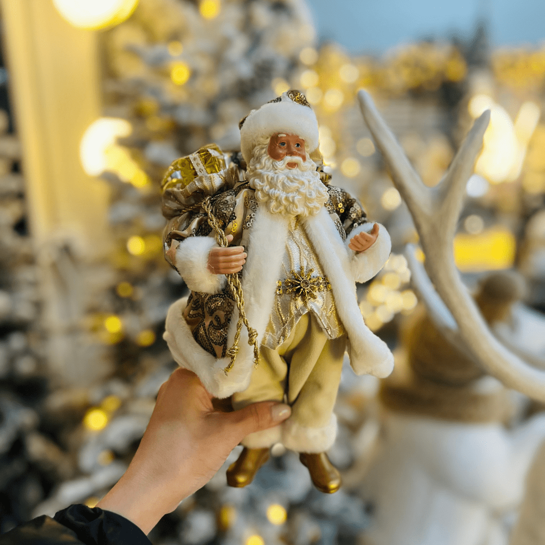 Papai Noel Bronze 25cm