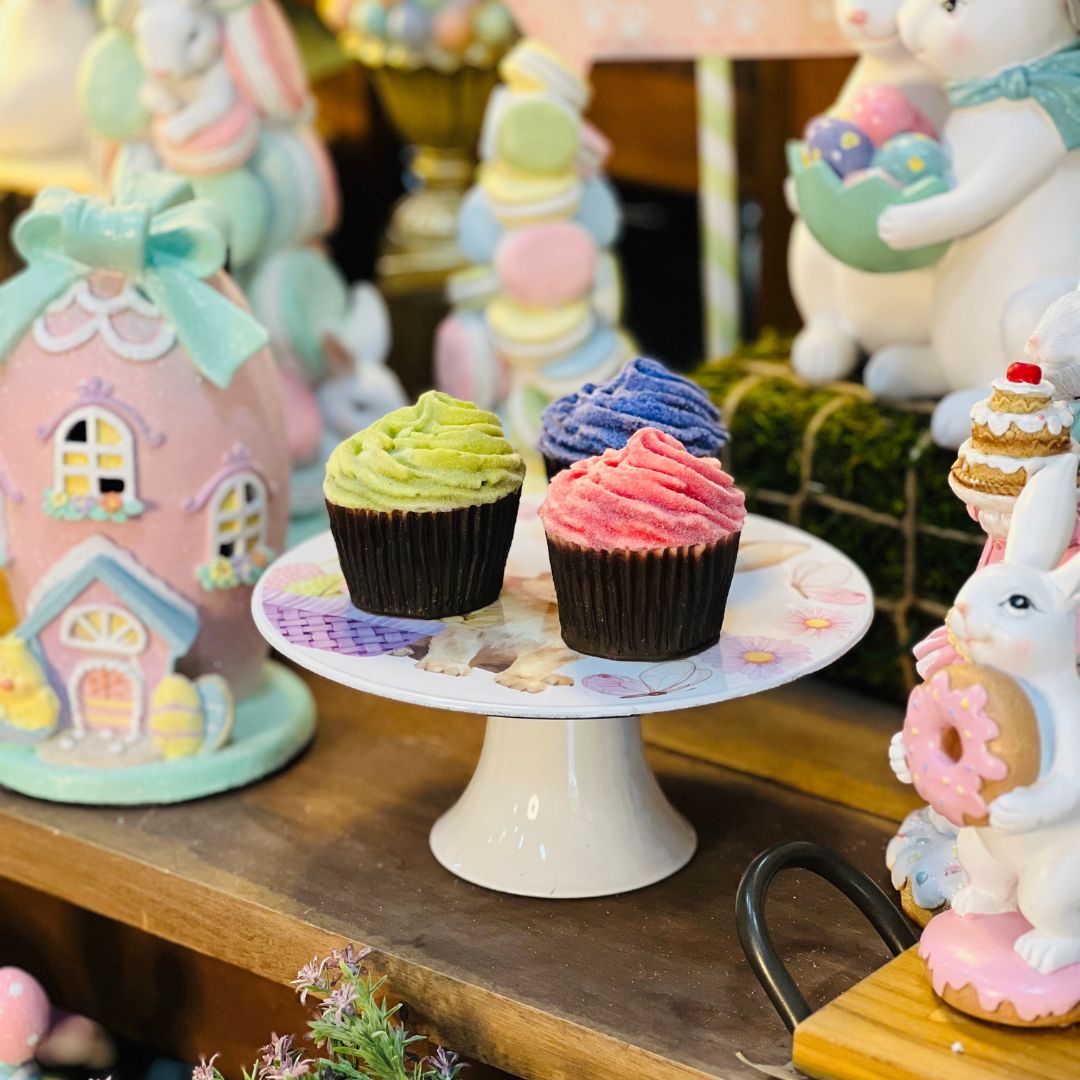 Suporte Doces de Páscoa Coelhinho Borboleta - 10x22cm