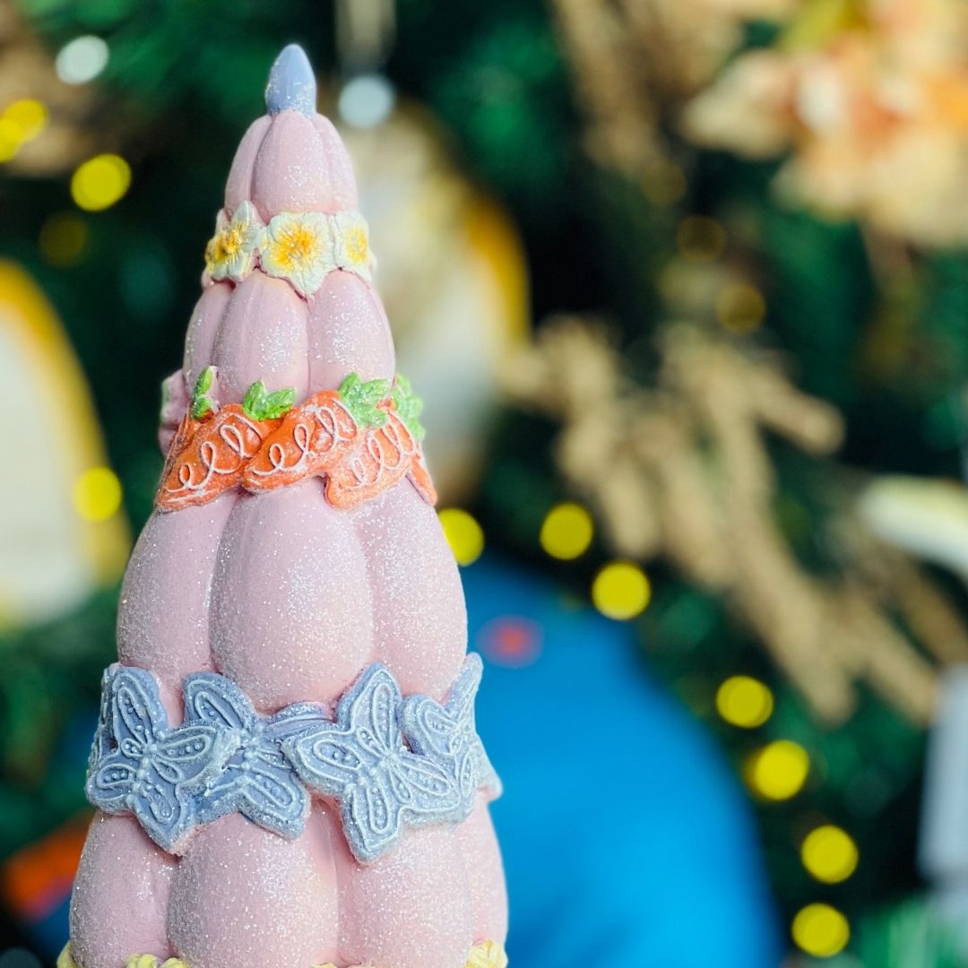 Árvore Decorativa Com Doces - 30cm Resina