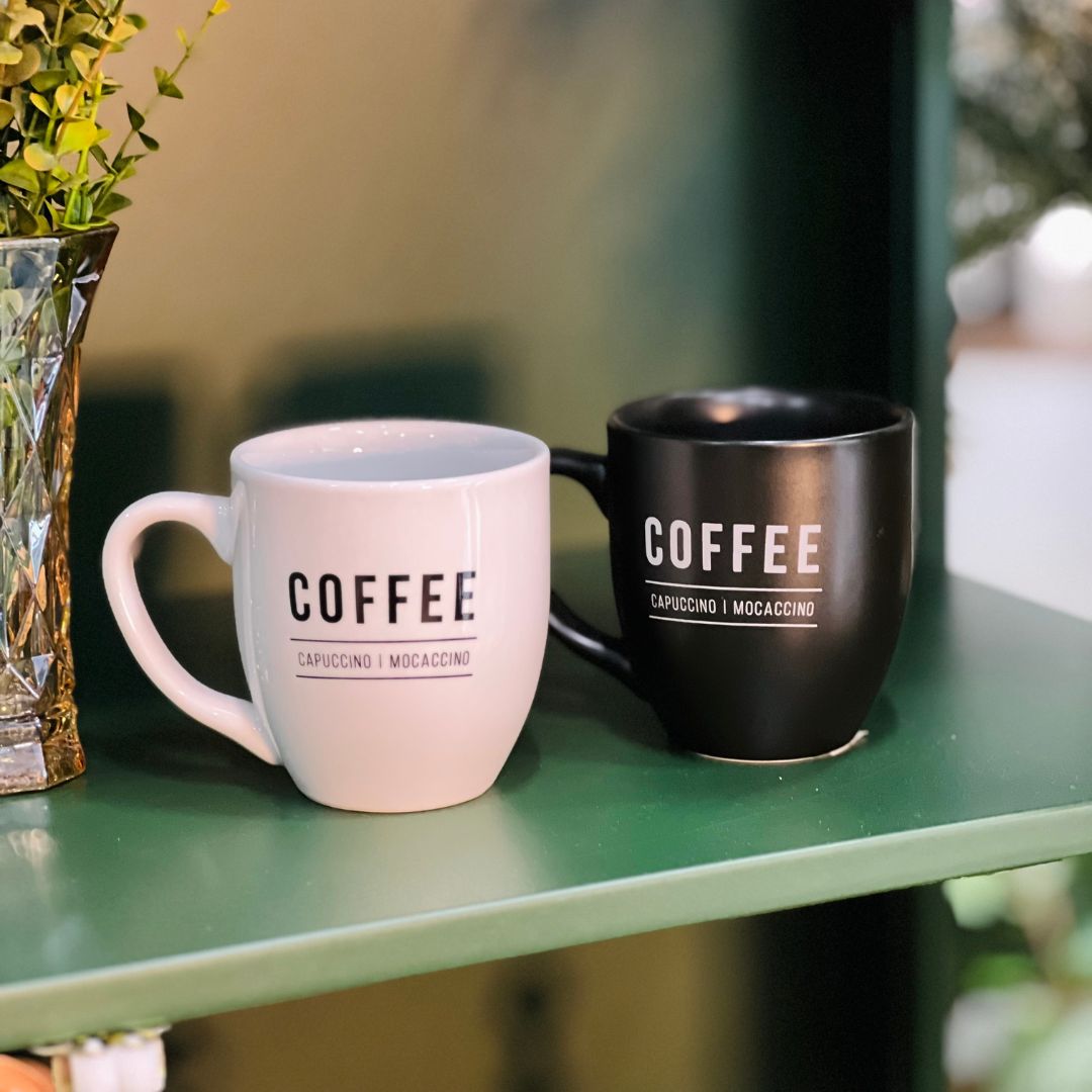 Caneca Coffee Branca - 300ml