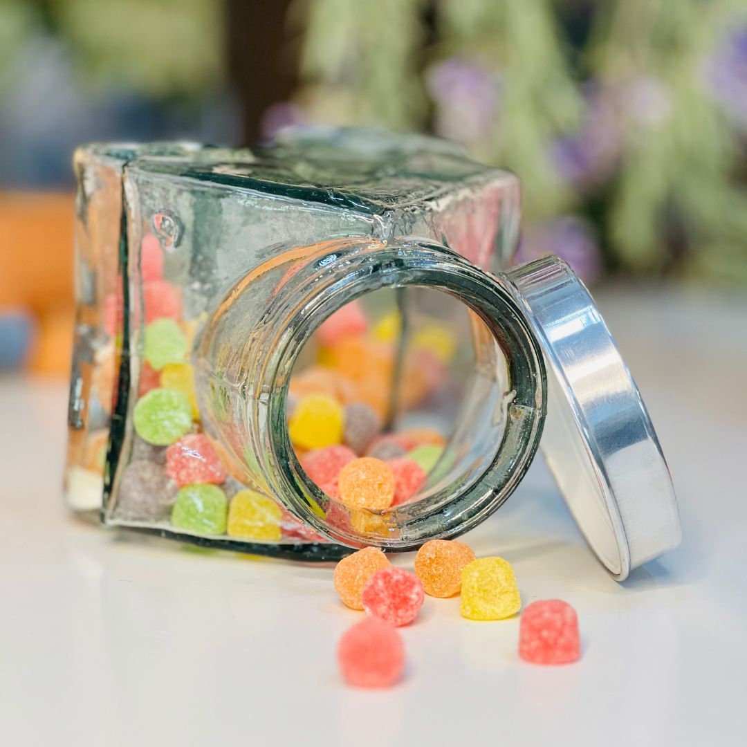 Baleiro Jipe Transparente - 18cm